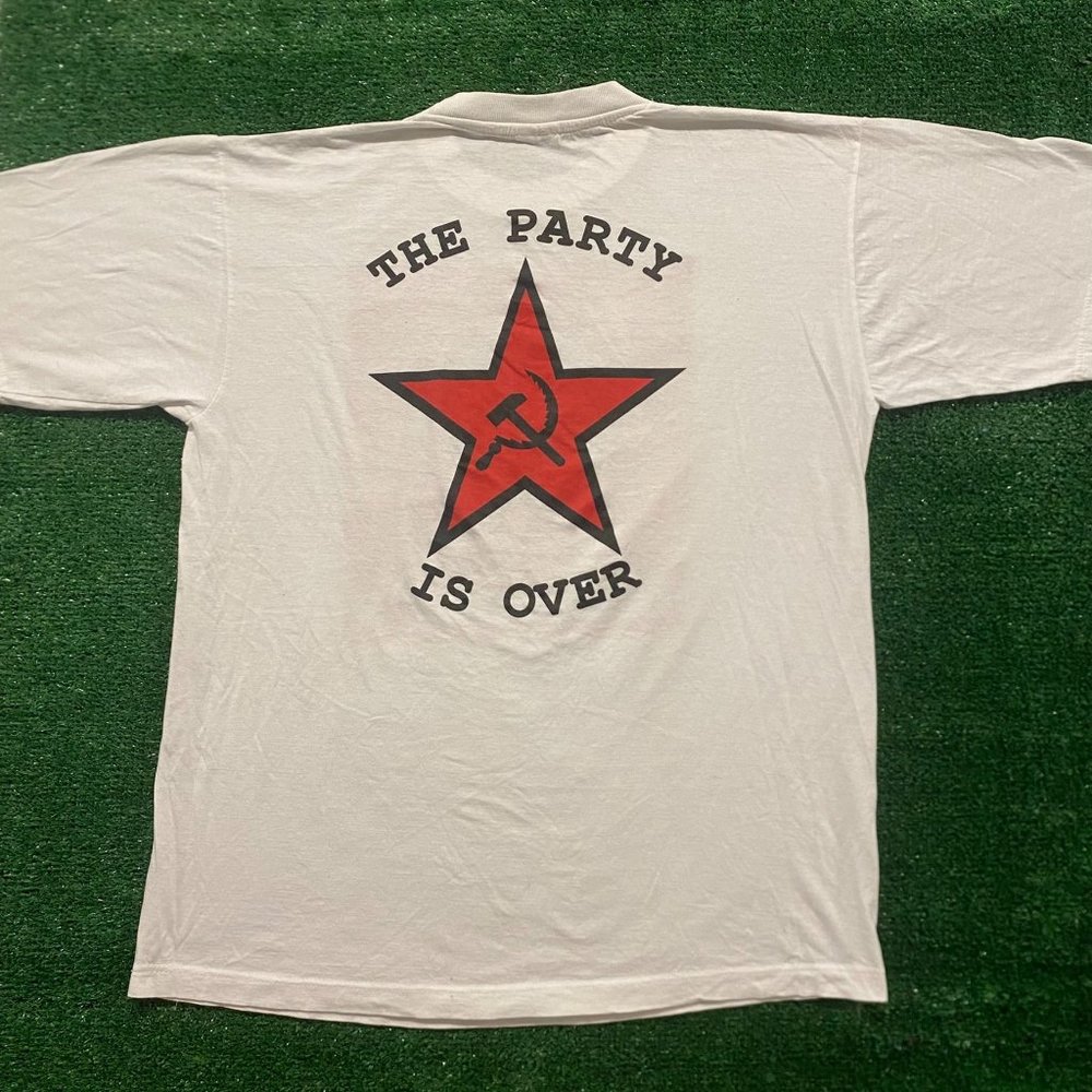 Lenin Communist Russia Vintage 90s Punk Parody T-Shirt - Picture 3 of 4